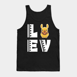 Cute love alpaca t shirt funny alpaca lover gifts for kids Tank Top